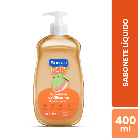 Sabonete Líquido Infantil Baruel Baby Glicerina Com 400ml