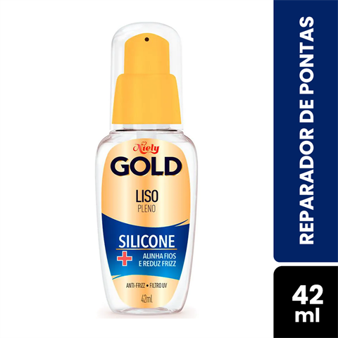 Silicone Niely Gold Liso Impecável, 42ml