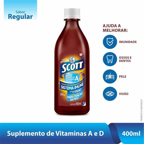 Scott Sabor Regular, Frasco com 400ml
