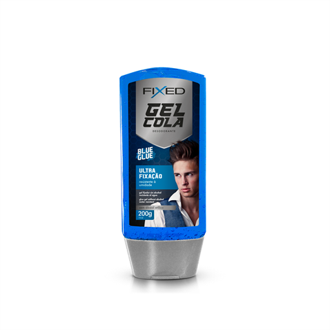 Gel Cola Fixed Ultra Fixação Blue Glue Com 200g