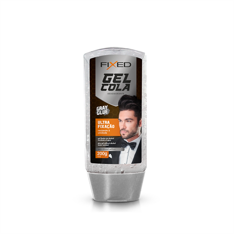Gel Cola Fixed Ultra Fixação Gray Glue Com 200g