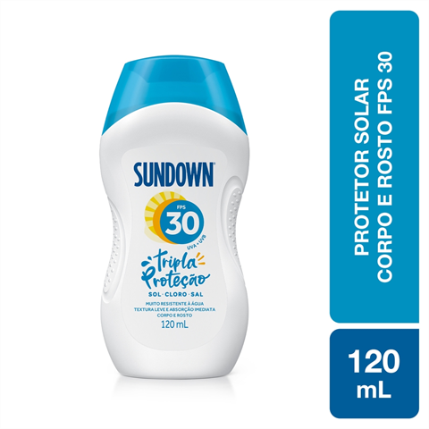 Protetor Solar Sundown Regular Fps 30 120ml