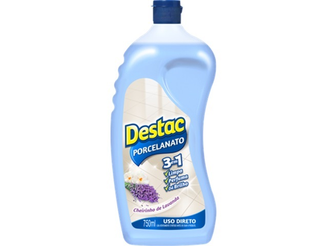 Limpador Destac para Pisos Porcelanato Cerâmica Lírio e Magnólia 750ml