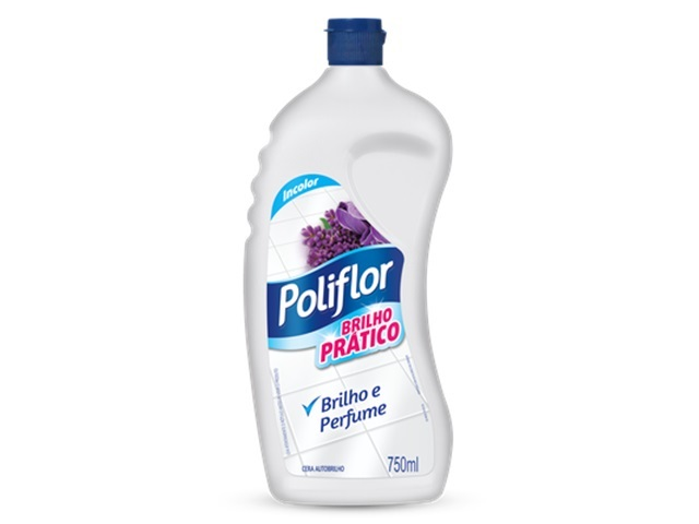 Cera Auto Brilho Líquida Poliflor Brilho Prático Incolor 750ml