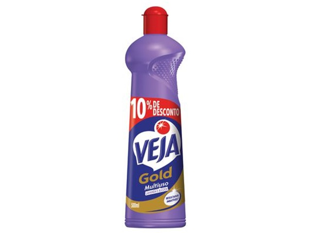 Limpador Veja Gold Multiuso Lavanda E Álcool 500ml Com 10% De Desconto