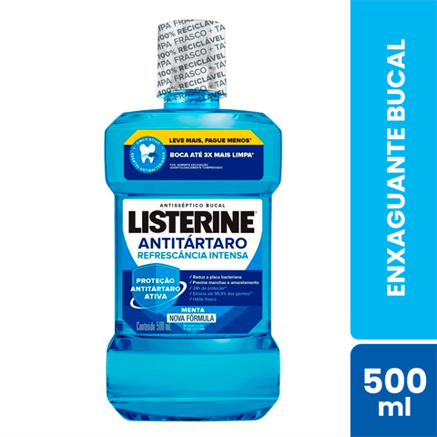 Enxaguante Bucal Listerine Antitártaro 500ml