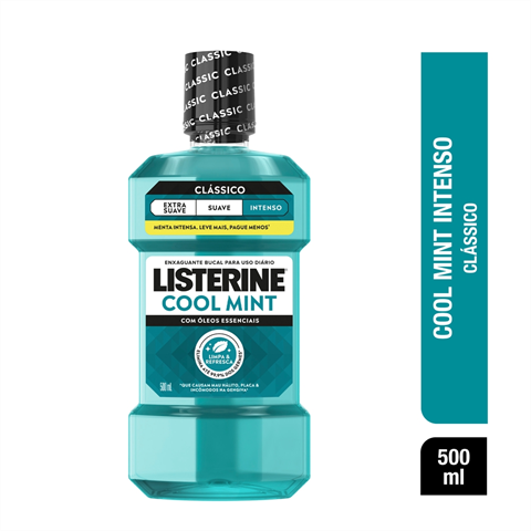 Enxaguante Bucal Listerine Cool Mint Hortelã 500ml