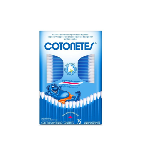 Hastes Flexíveis COTONETES® 75 unidades