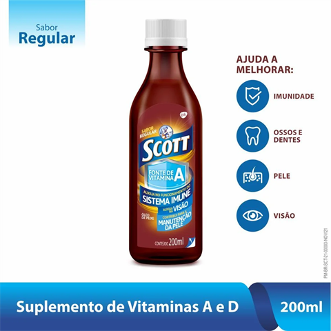 Scott Sabor Regular, Frasco com 200ml