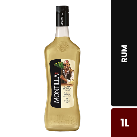 Rum Montilla Carta Branca Com 1l