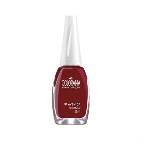 Esmalte Longa Duração Cremoso BL 5° Avenida Colorama 8ml