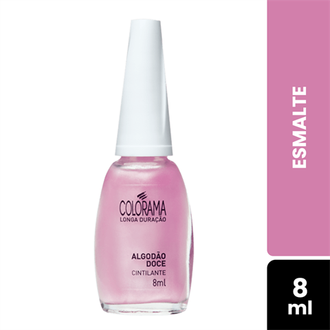 Esmalte Longa Duração Cintilante BL Algodão Doce Colorama 8ml