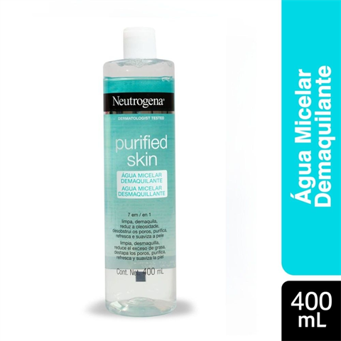 Água Micelar Demaquilante Neutrogena Purified Skin Com 400ml