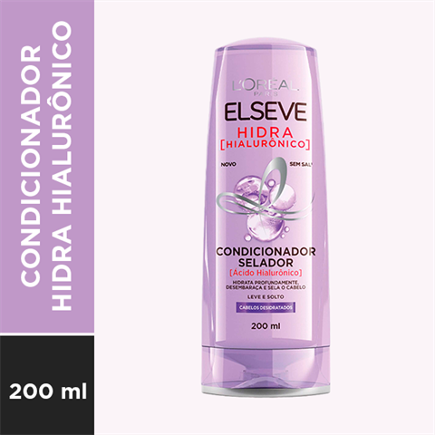 Condicionador Selador L'Oréal Elseve Hidra Hialurônico, 200ml