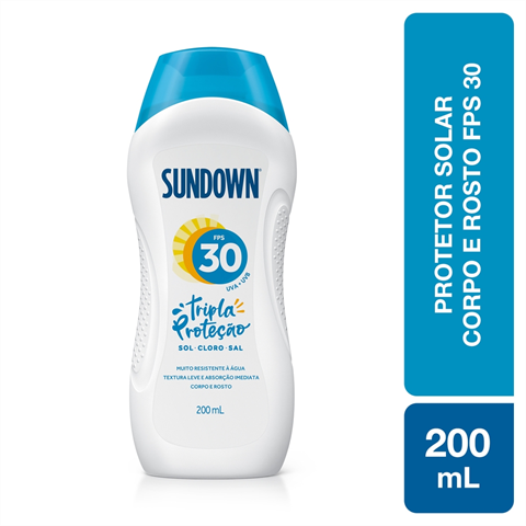 Protetor Solar Sundown Economico Fps 30 Com 200ml