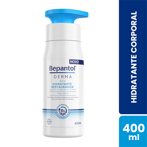 Creme Corporal Bepantol Derma Hidratante Restaurador Com 400ml