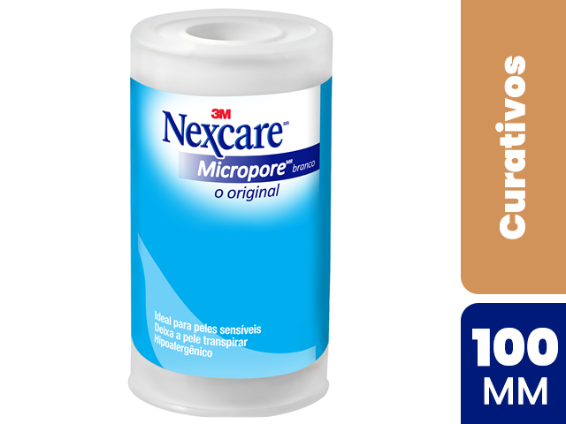 Fita Micropore Nexcare 3M 100mmx4,5mm