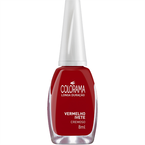 Esmalte Longa Duração Cremoso Bl Vermelho Ivete Colorama 8ml