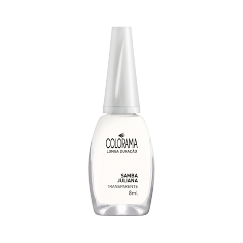 Esmalte Longa Duração Transparente BL Samba Juliana Colorama 8ml