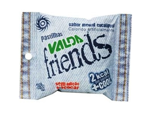 Valda Friends Pastilha Com 30 Saches 25g