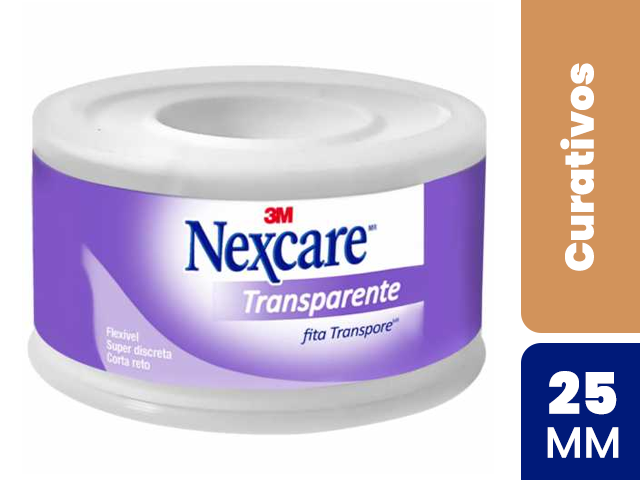 Fita Transparente Nexcare 3M 25mmx4,5m 1 Unidade
