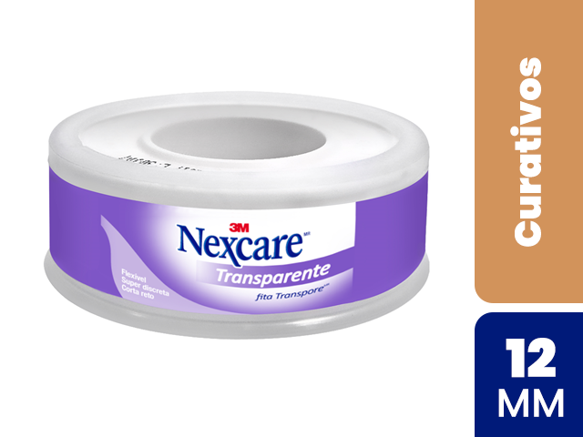 Fita Transpore Nexcare 12Mmx4.5M