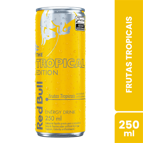 Red Bull The Tropical Edition Sabor Frutas Tropicais Com 250ml