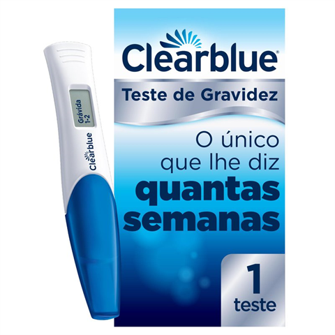 Teste de Gravidez Digital Clearblue Com 1