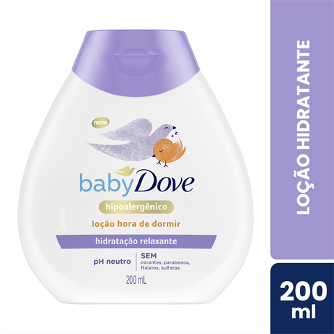 Loção Hidratante Dove Baby Hora De Dormir Hidratação Relaxante Com 200ml