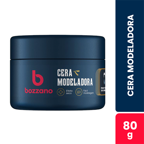 Cera Modeladora Capilar Bozzano Efeito Seco Com 80g