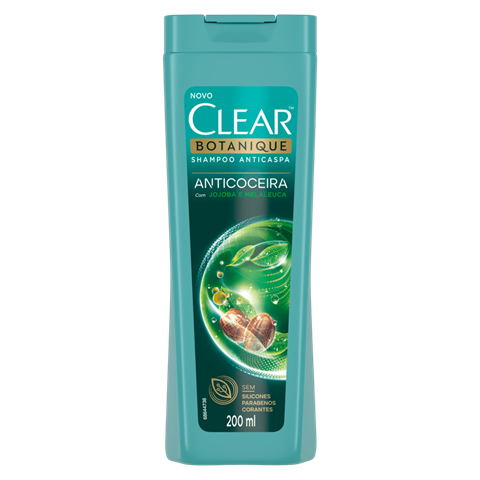 Shampoo Clear Botanique Anticoceira Com 200ml