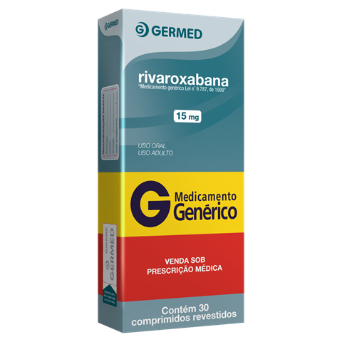 Rivaroxabana 15mg C/30 Comprimidos Germed