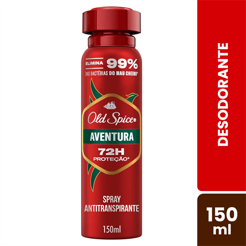 Desodorante Antitranspirante Old Spice Spray Aventura Com 150ml