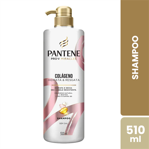 Shampoo Pantene Pro-V Miracles Colágeno Com 510ml