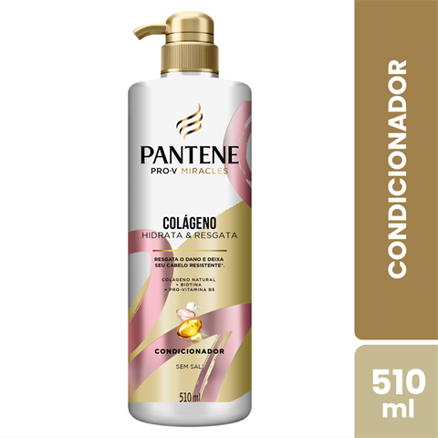 Condicionador Pantene Pro-V Miracles Colágeno Com 510ml