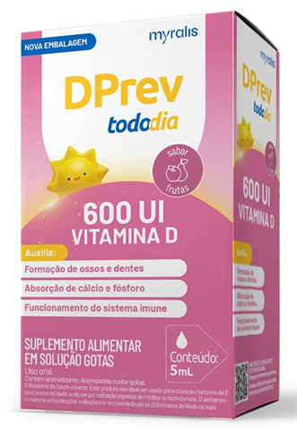 Dprev Todo Dia 600Ui Solução Gotas Oral 5ml