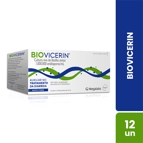 Biovicerin Com 12 Flaconetes Com 5ml Cada
