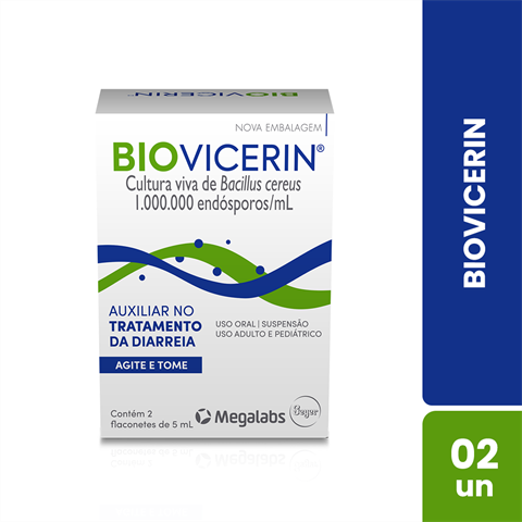Biovicerin Com 2 Flaconetes Com 5ml Cada
