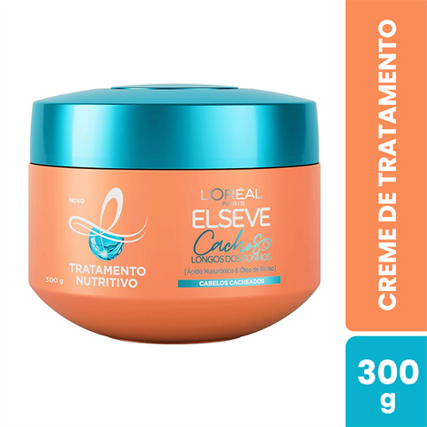 Creme De Tratamento L'Oréal Paris Elseve Cachos Longos dos Sonhos, 300g