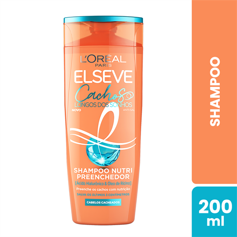 Shampoo Nutri Preenchedor L'Oréal Paris Elseve Cachos dos Sonhos, 200ml
