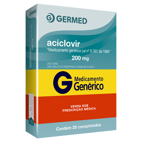 Aciclovir 200mg C/25 Comprimidos Germed