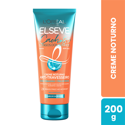Creme Noturno L'Oréal Paris Elseve Cachos Longos dos Sonhos, 200g