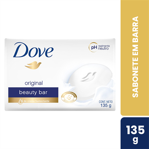 Sabonete Em Barra Dove Original Beauty Bar Com 135g