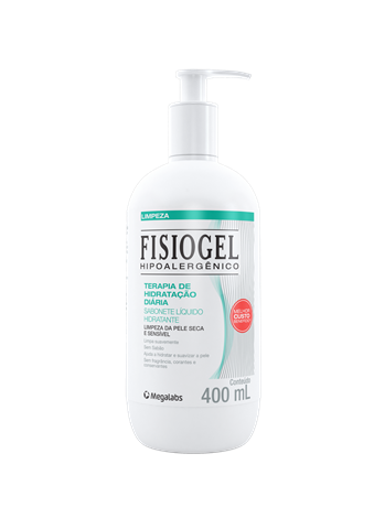 Sabonete Líquido Hidratante Fisiogel Hipoalergênico Terapia De Hidratação Diária 400ml