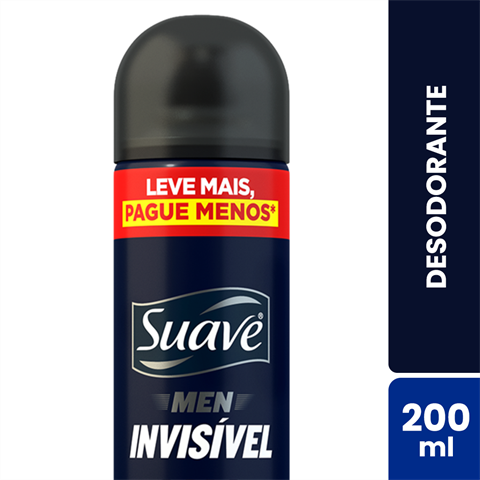 Desodorante Antitranspirante Suave Aerossol Men Invisível 48h Com 200ml