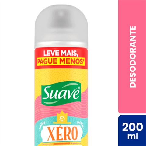 Desodorante Antitranspirante Suave Aerossol Xêro Danado De Bom 48h Com 200ml
