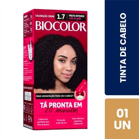 Coloração Biocolor 1.7 Preto Intenso