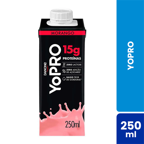 YoPRO Sabor Morango Com 250ml