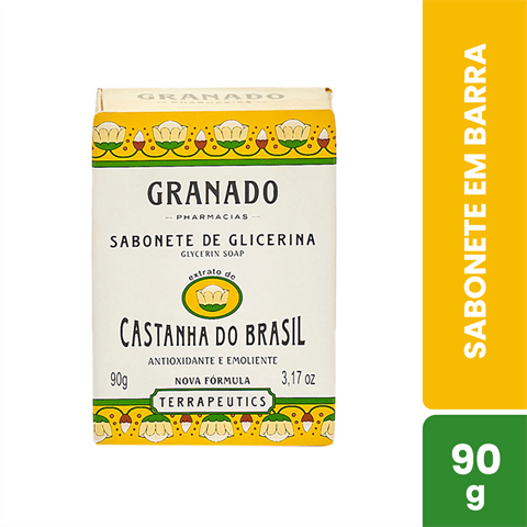 Sabonete Em Barra Granado Terrapeutics Glicerina Castanha Do Brasil Com 90g