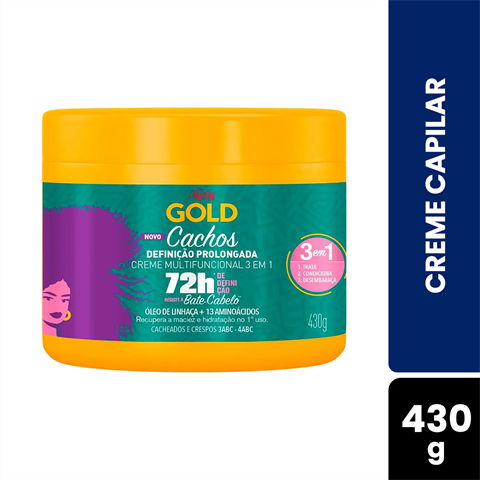 Creme De Tratamento Cachos Poderosos, 430g